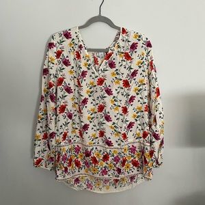 Old Navy floral shirt